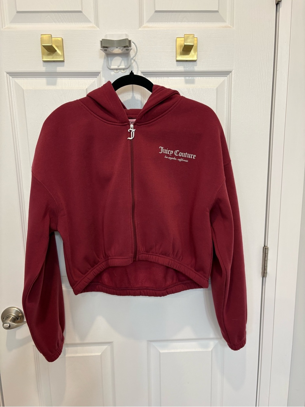 Juicy Couture Women's Cropped Zip Hoodie -#1437